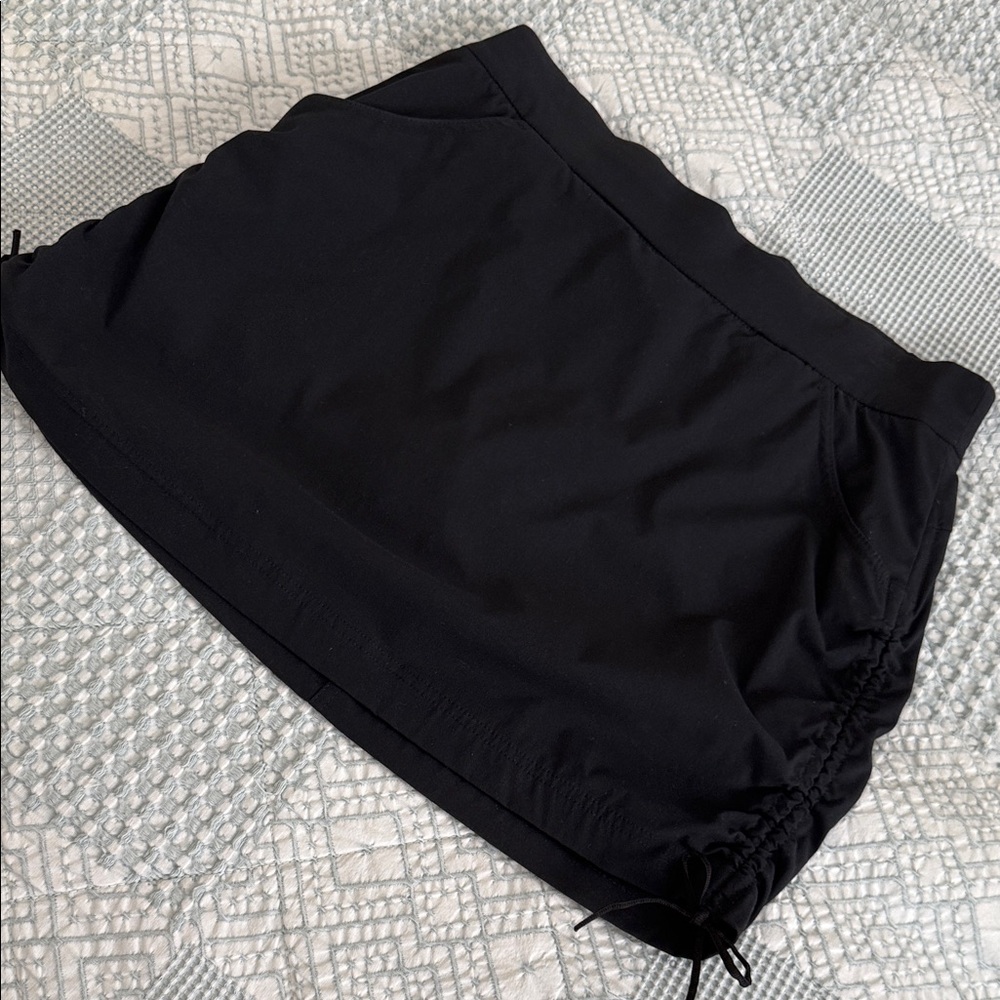 Columbia All Seasons Ruched Skort in Black